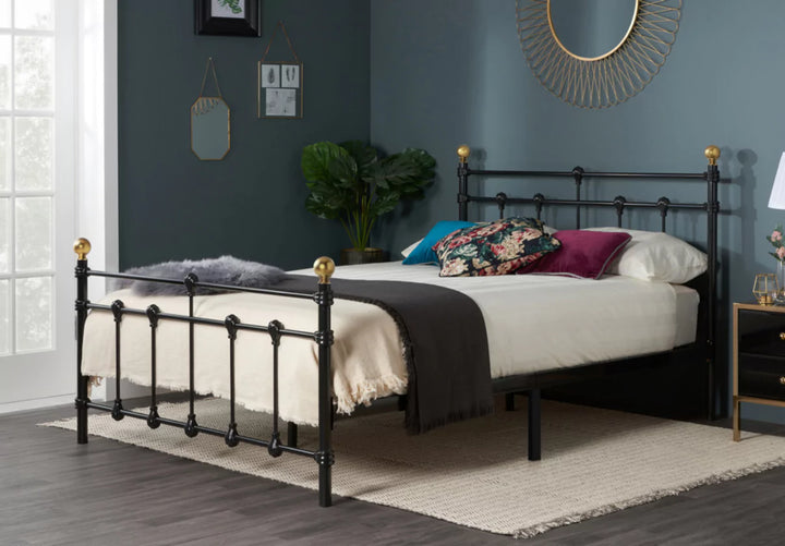 Birlea Atlas Metal Bed Frame Black