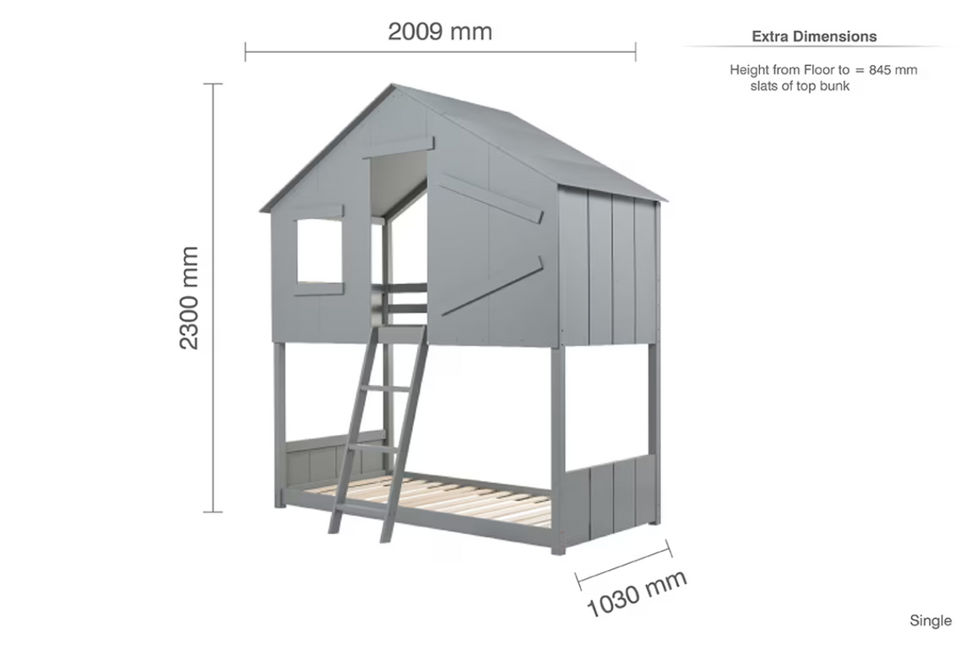 Birlea Safari Wooden Kid's Bunk Bed