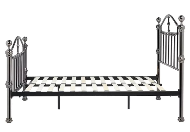 Birlea Victoria Black Nickel Metal Bed Frame