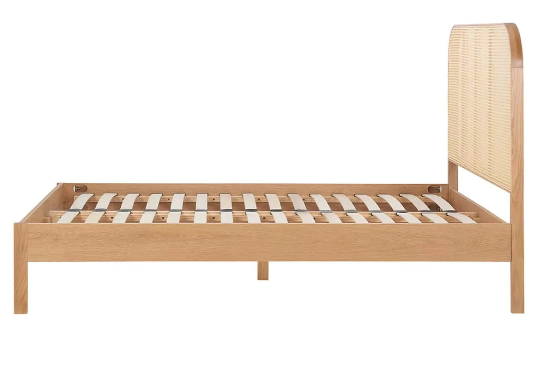 Birlea Margot Rattan Oak Bed Frame