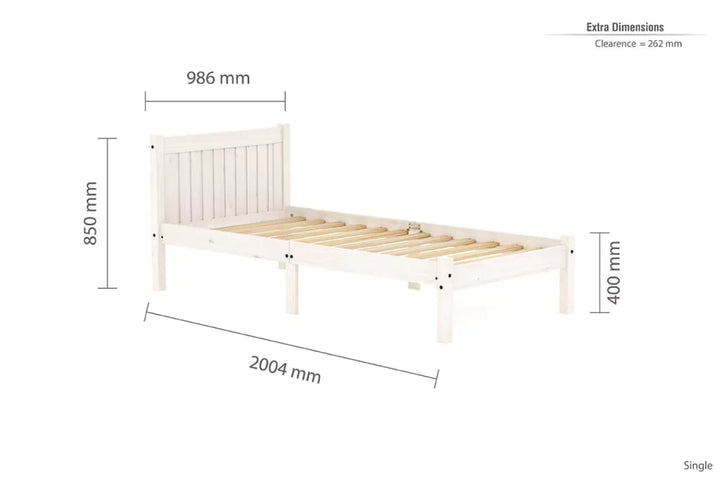 Birlea Rio Wooden Bed Frame