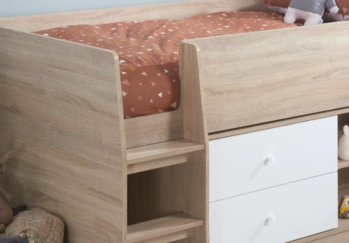 Birlea Leyton Kids Wooden Cabin Bed