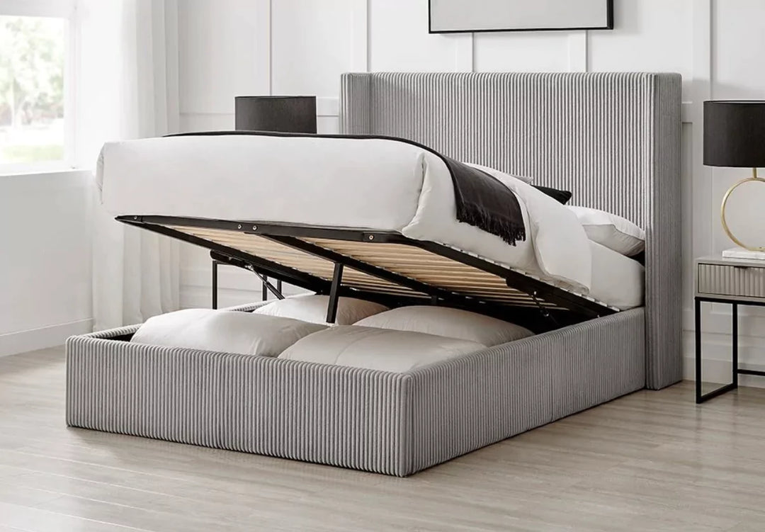 Limelight Gemini Fabric Ottoman Bed Frame