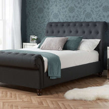 Load image into Gallery viewer, Birlea Castello Bed Frame Charcoal
