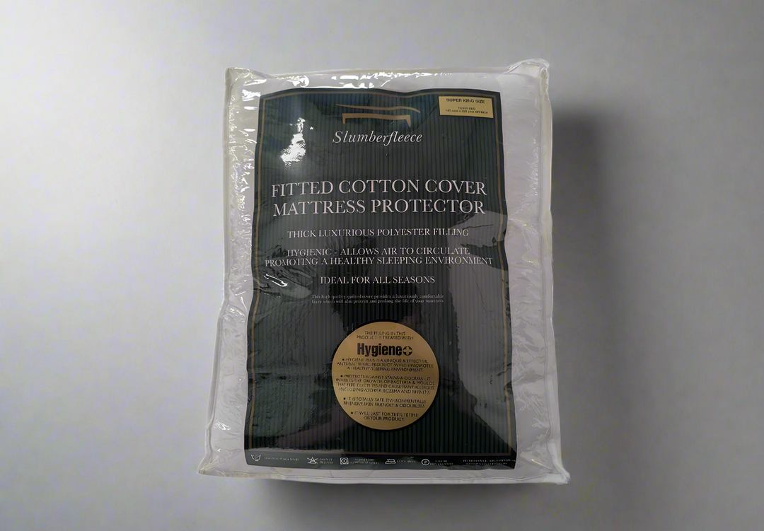 Slumberfleece Fitted Cotton Cover Mattress Protector