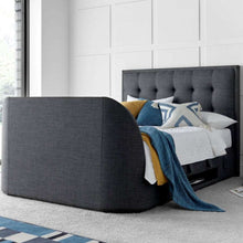 Load image into Gallery viewer, Kaydian Falmer TV Ottoman Bed Frame Pendle Slate
