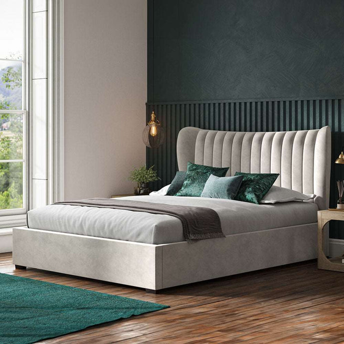 Emporia Harcourt Ottoman Bed Frame Light Grey