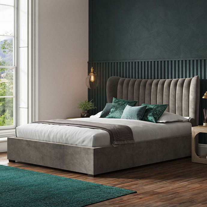 Emporia Harcourt Ottoman Bed Frame Mid Grey