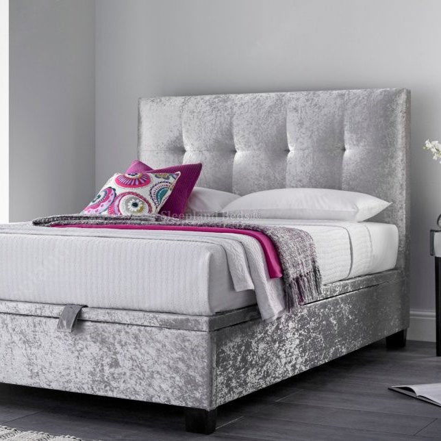 Kaydian Walkworth Ottoman Bed Frame Silver