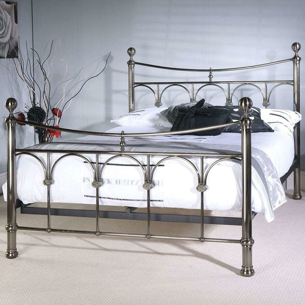 Limelight Gamma Nickel Bed Frame | Mattresses365 – mattresses365