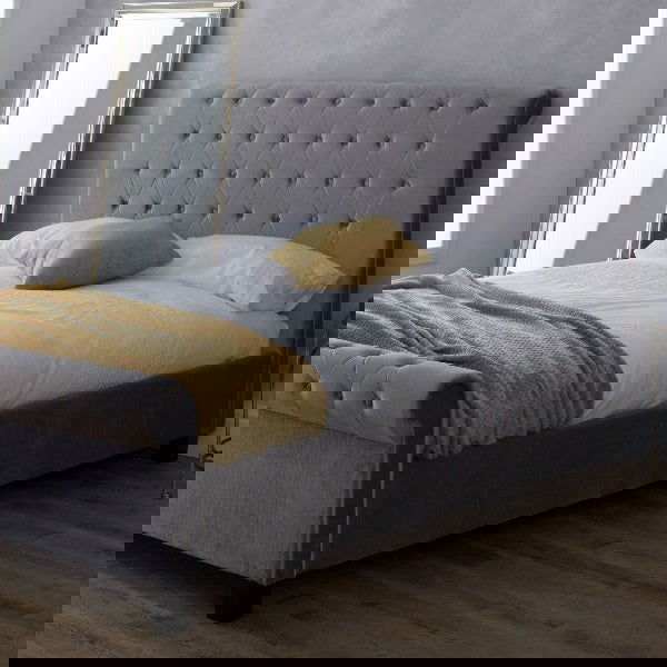 Limelight Orbit Bed Frame Silver