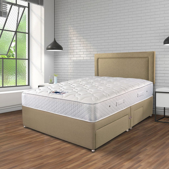 Sleepeezee Memory Comfort 800 Mattress and Premium Mi-Design Base Divan Bed Set