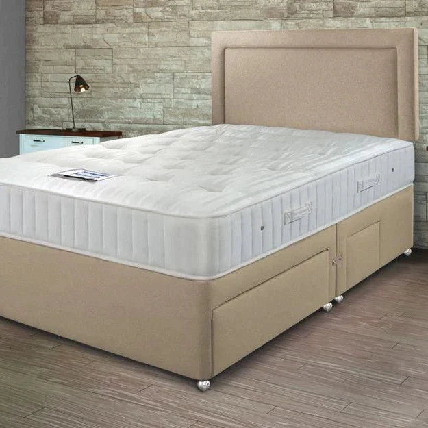 Sleepeezee Backcare Deluxe 1000 Mattress and Premium Mi-Design Base Divan Bed Set