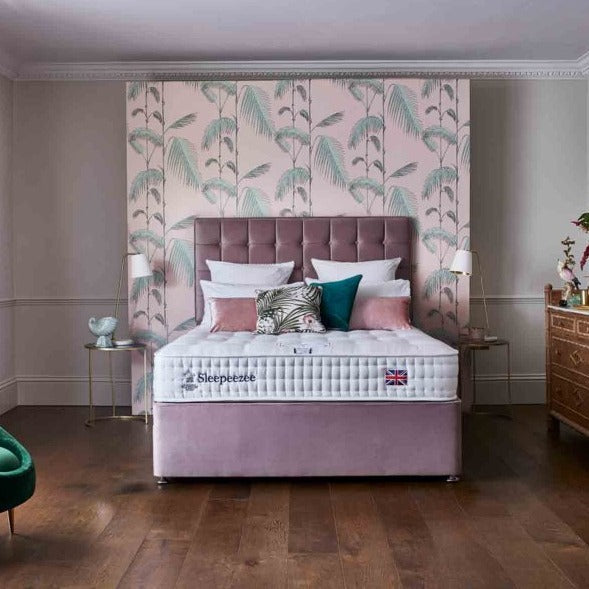 Sleepeezee Perfectly British Strand 1400 Mattress and Premium Mi-Design Base Divan Bed Set