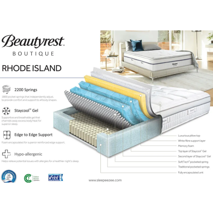 Sleepeezee Boutique Rhode Island Mattress