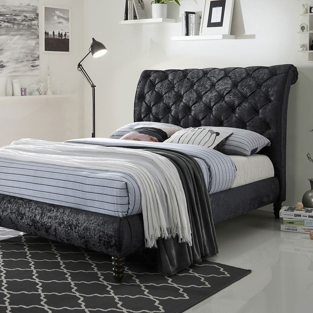 Time Living Venice Bed Frame Black