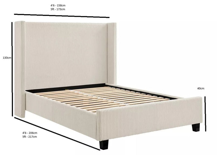 Limelight Gemini Fabric Bed Frame