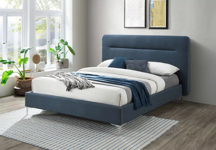 Birlea Finn Bed Frame Steel Blue