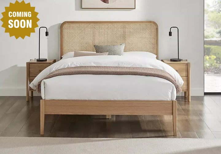 Limelight Giselle Rattan Oak Bed Frame