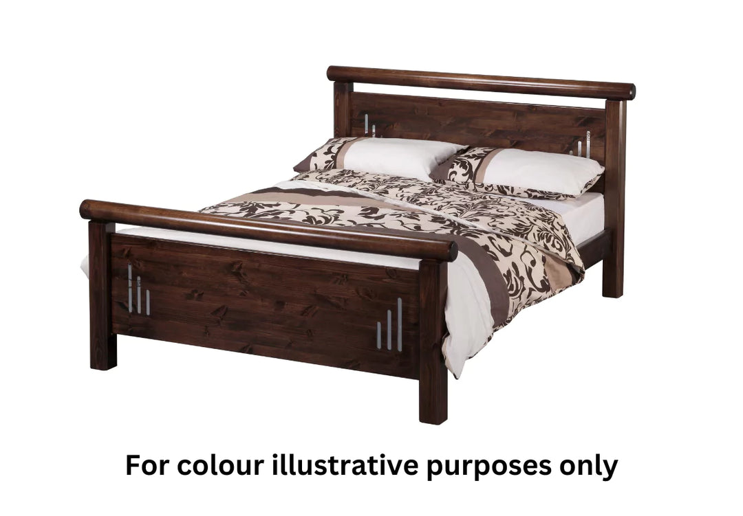 Windsor Beds Hamilton High Foot End Bed Frame in Chocolate - Black Friday Offer