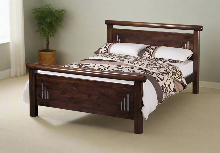 Windsor Beds Hamilton Strutted Headboard in Chocolate - Black Friday Offer