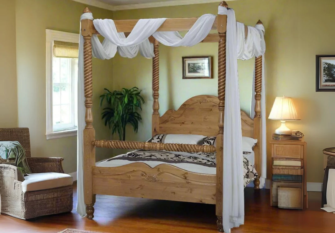 Windsor Beds Four Poster High Foot End Bed Frame