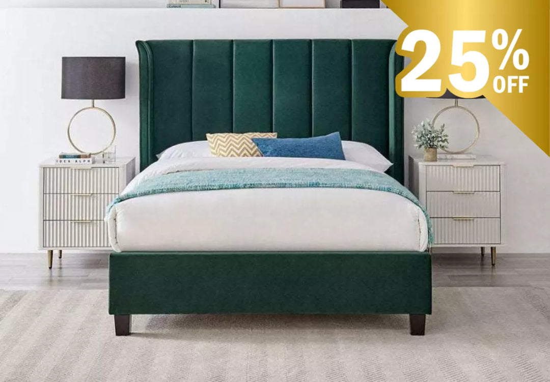 Limelight Polaris Bed Frame Emerald Green