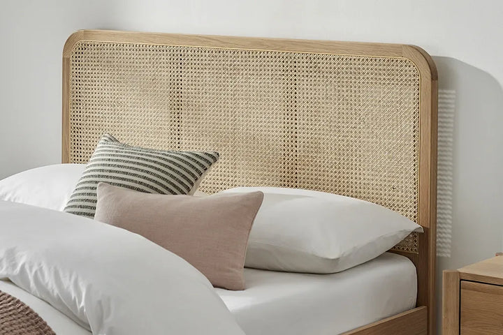 Limelight Giselle Rattan Oak Bed Frame