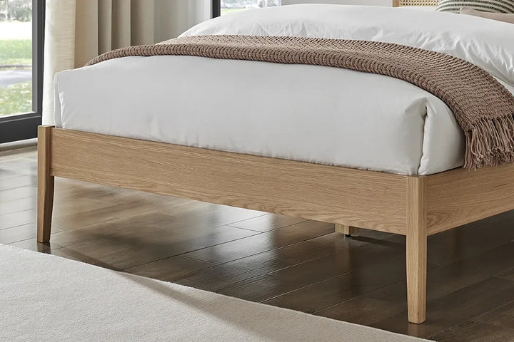 Limelight Giselle Rattan Oak Bed Frame