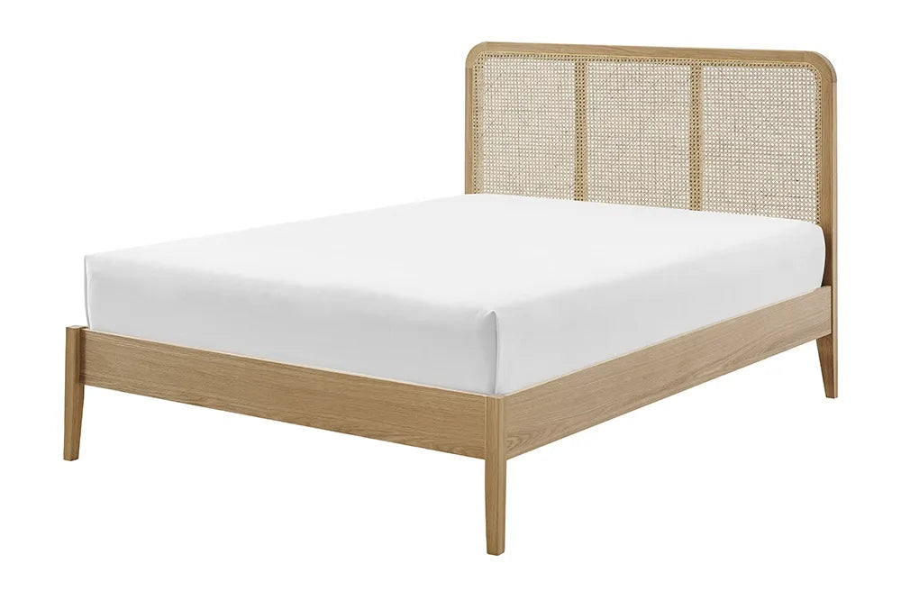 Limelight Giselle Rattan Oak Bed Frame