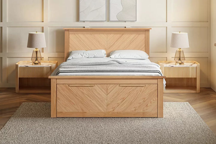 Limelight Perth Oak Storage Bed Frame