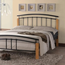 Load image into Gallery viewer, Time Living Tetras Bed Frame Black Wooden
