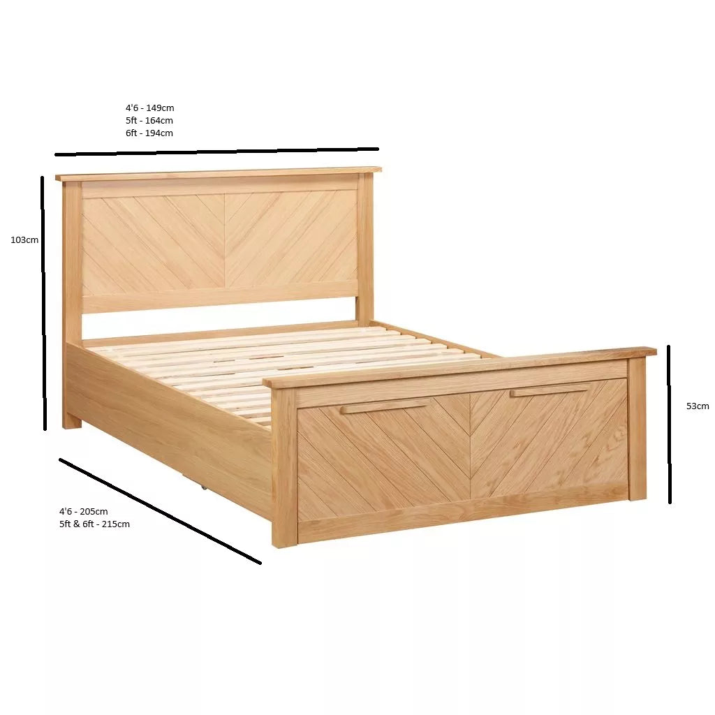 Limelight Kenji Oak Storage Bed Frame