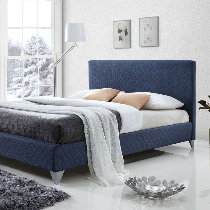 Time Living Brooklyn Bed Frame Blue