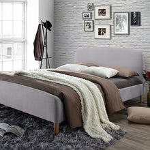 Load image into Gallery viewer, Time Living Geneva Bed Frame Light Grey
