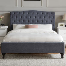 Load image into Gallery viewer, Limelight Rosa Bed Frame Dark Grey
