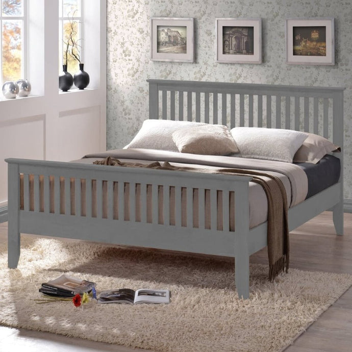 Time Living Turin Bed Frame Grey