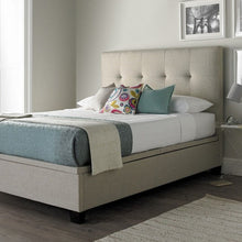 Load image into Gallery viewer, Kaydian Walkworth Ottoman Bed Frame Pendle Oatmeal
